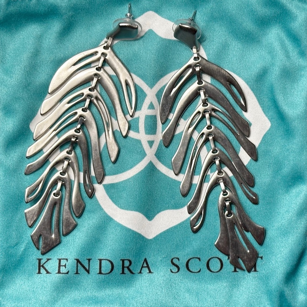 Kendra Scott Lotus Statement Earrings